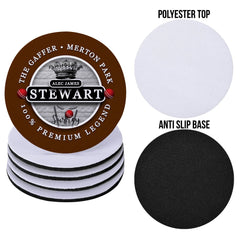 SURREY Stewart  - Cricket Coaster - Circle or Square