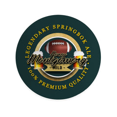 South Africa Rugby Union Montgomery - Coaster - Circle or Square