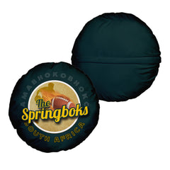 South AFRICA Rugby Union Springboks - Legend Collection - Circle Cushion 14inch
