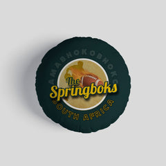 South AFRICA Rugby Union Springboks - Legend Collection - Circle Cushion 14inch