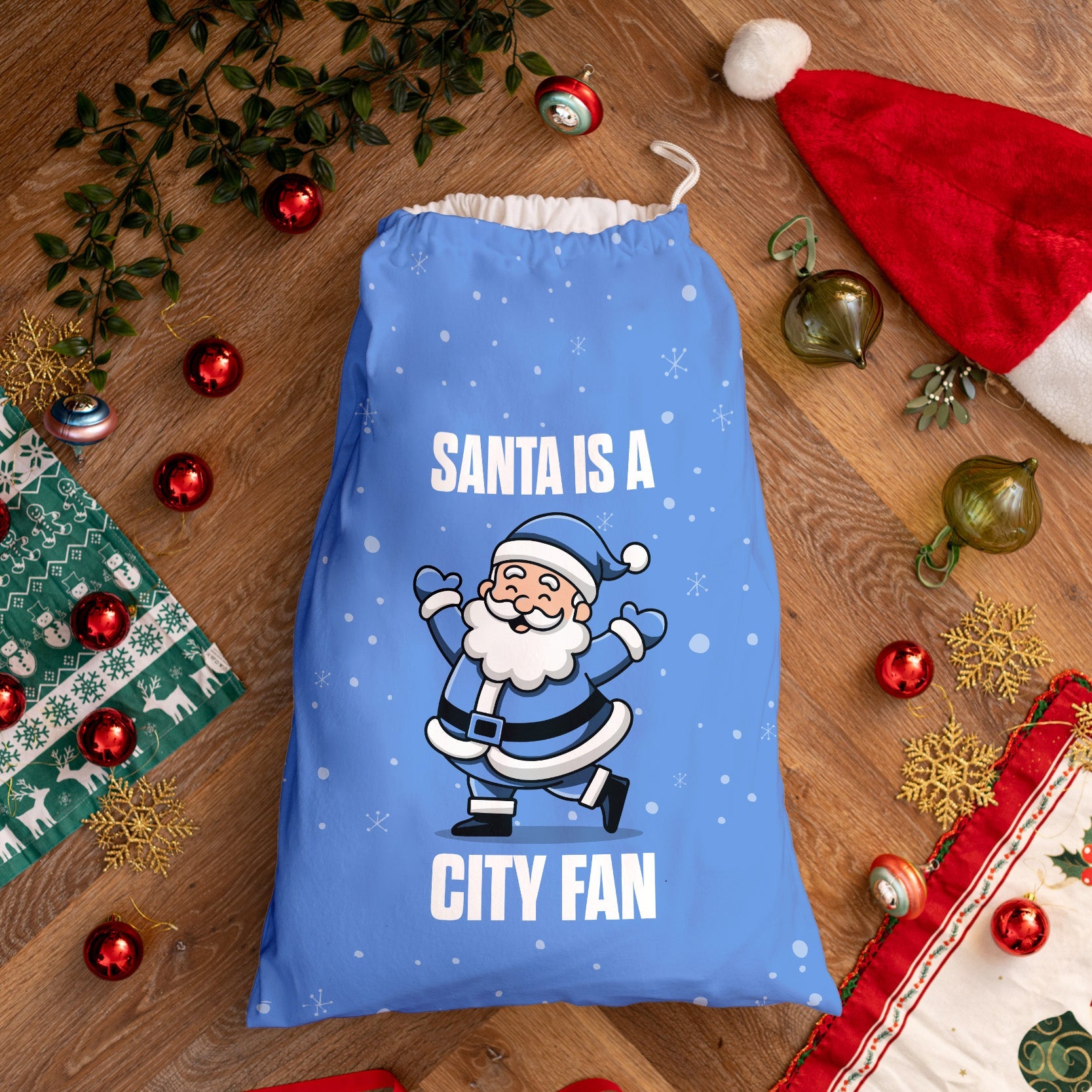 Santa is a City Fan - Santa Sack