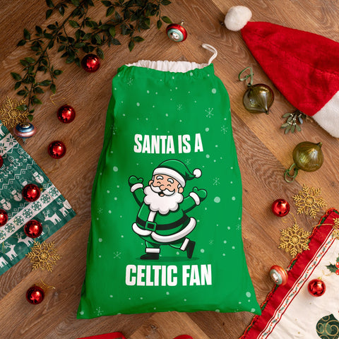 Santa is a Celtic Fan - Santa Sack