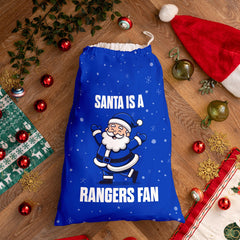 Santa is a Rangers Fan - Santa Sack