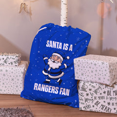 Santa is a Rangers Fan - Santa Sack