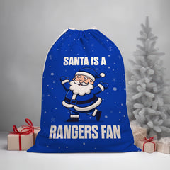 Santa is a Rangers Fan - Santa Sack