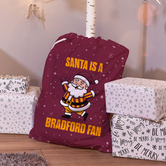 Santa is a Bradford Fan - Santa Sack