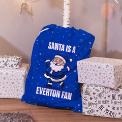 Santa is a Everton Fan - Santa Sack