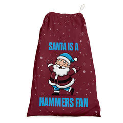 Santa is a Hammers Fan - Santa Sack