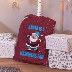 Santa is a Hammers Fan - Santa Sack
