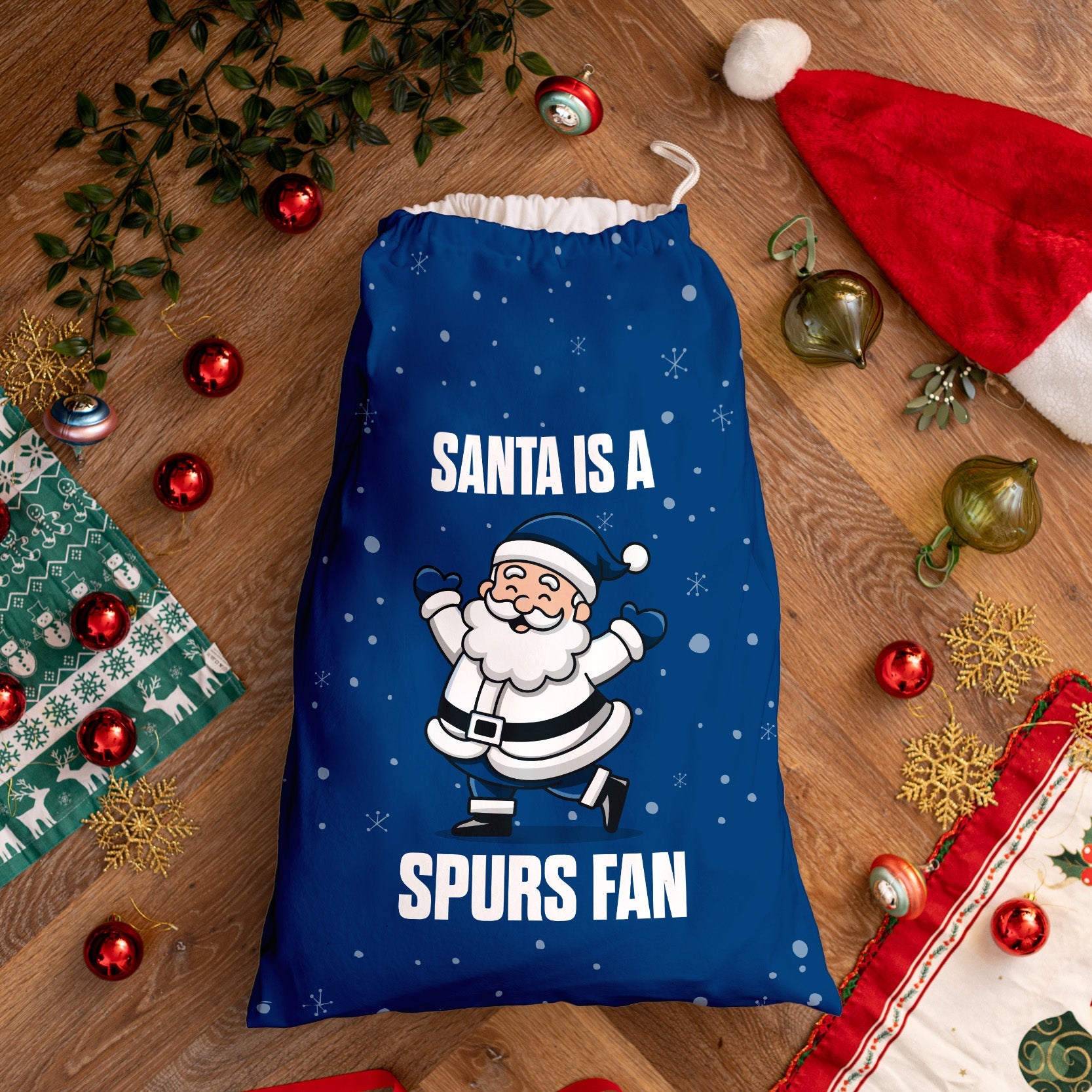 Santa is a Spurs Fan - Santa Sack