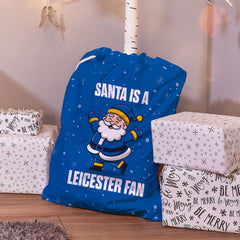 Santa is a Leicester Fan - Santa Sack