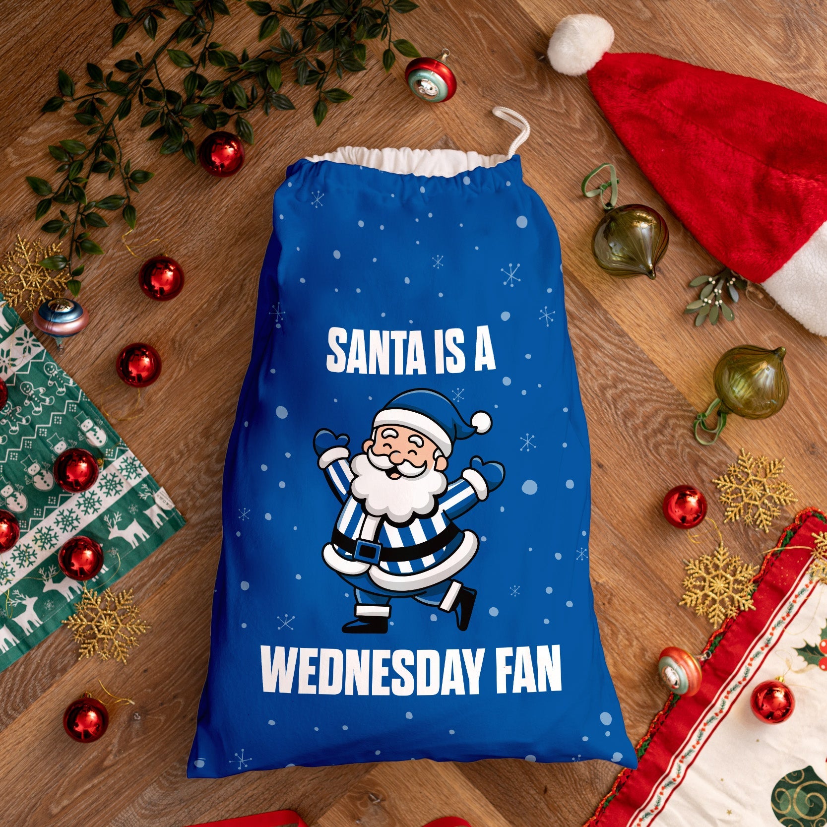 Santa is a Wednesday Fan - Santa Sack