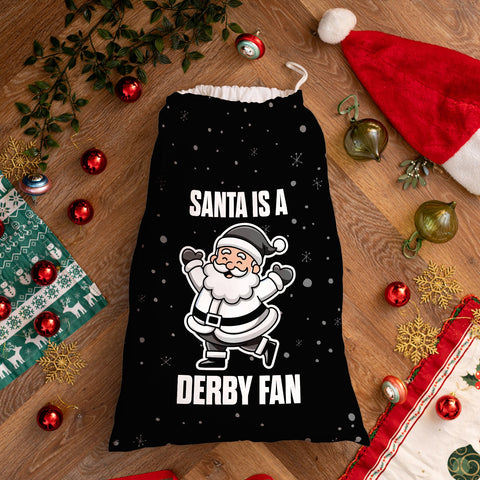Santa is a Derby Fan - Santa Sack