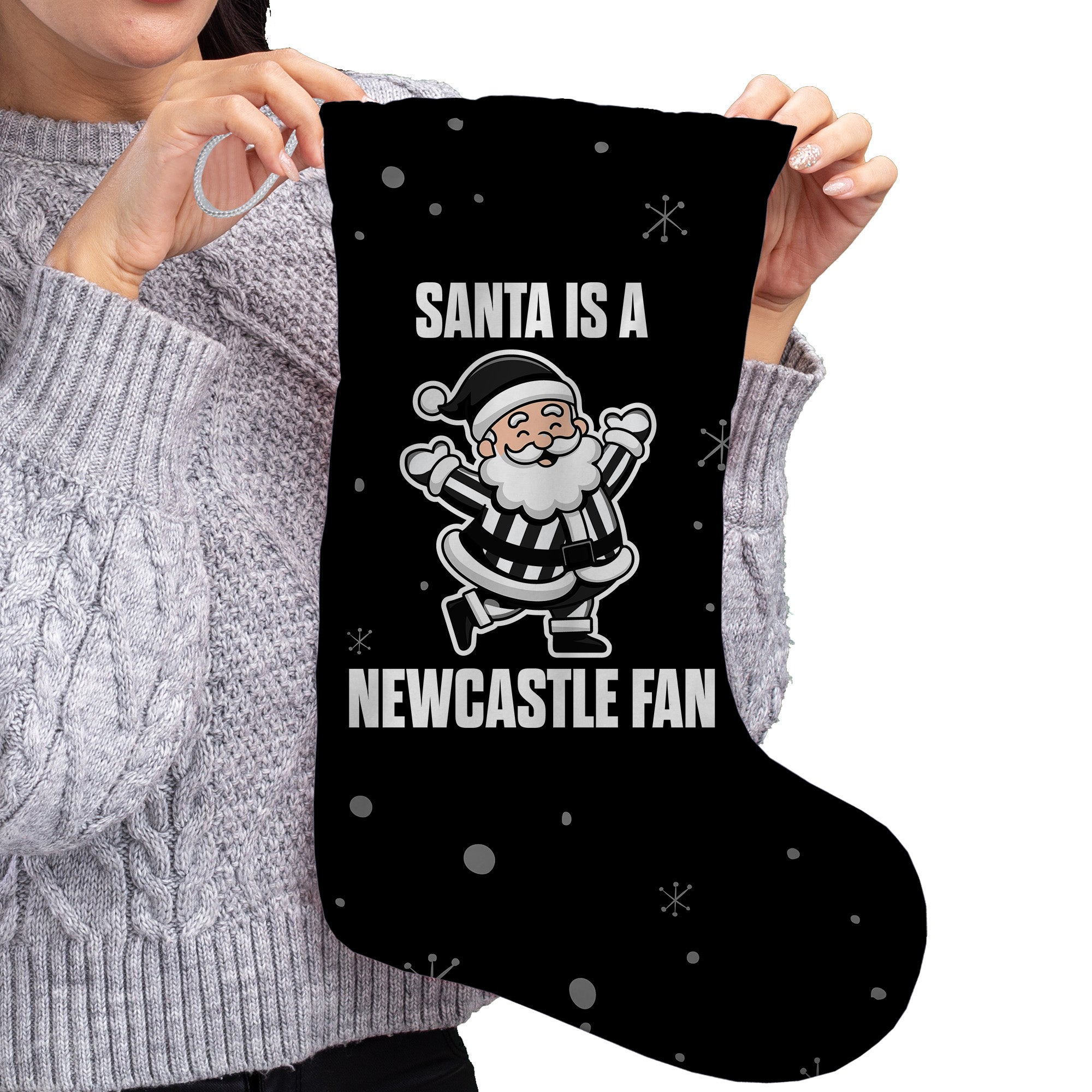 Santa is a Newcastle Fan - Christmas Stocking