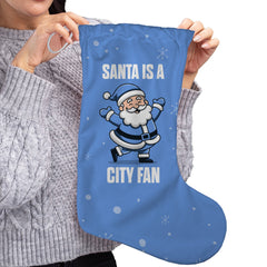 Santa is a City Fan - Christmas Stocking