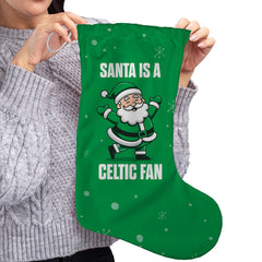Santa is a Celtic Fan - Christmas Stocking