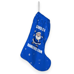 Santa is a Rangers Fan - Christmas Stocking