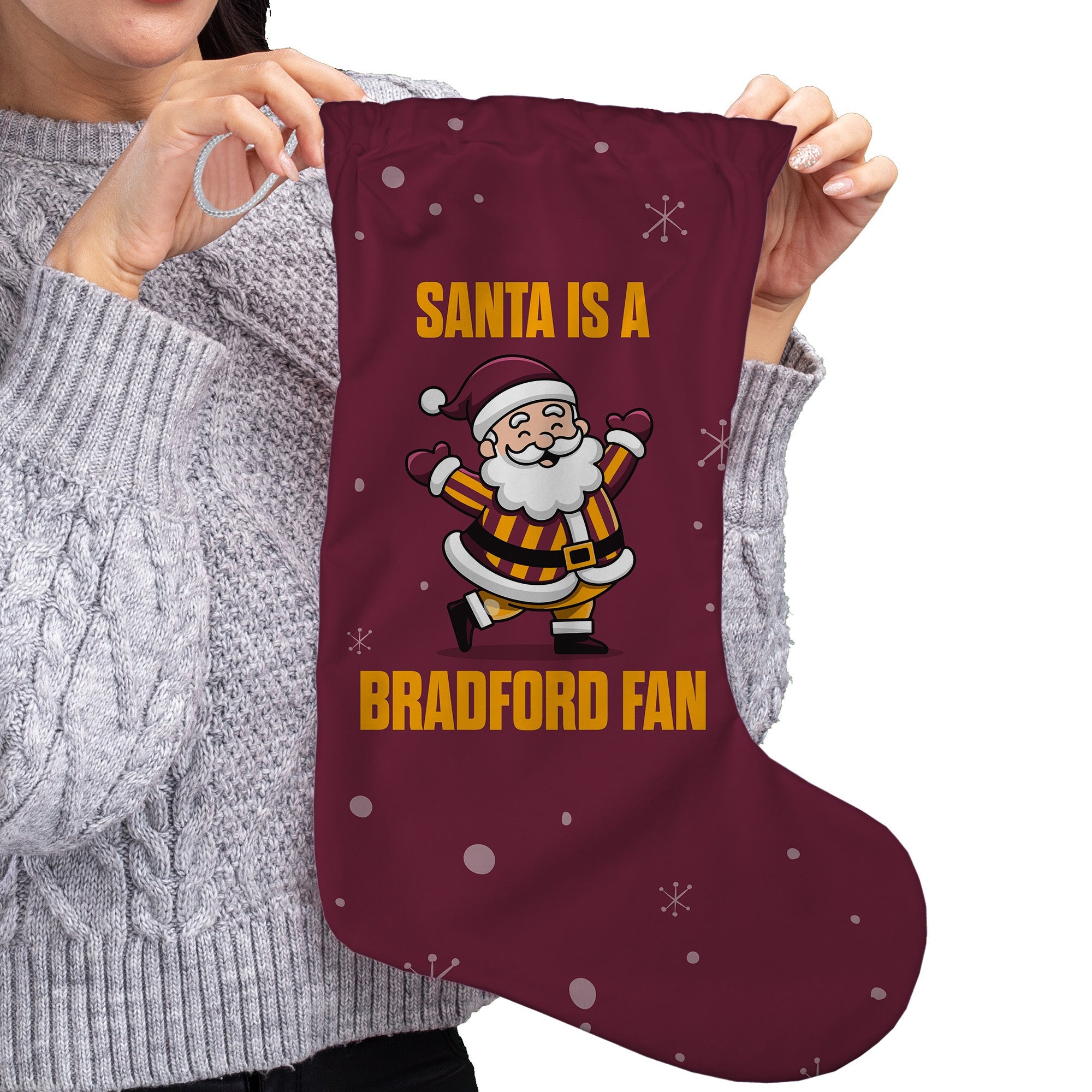 Santa is a Bradford Fan - Christmas Stocking