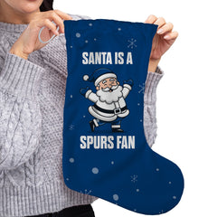 Santa is a Spurs Fan - Christmas Stocking