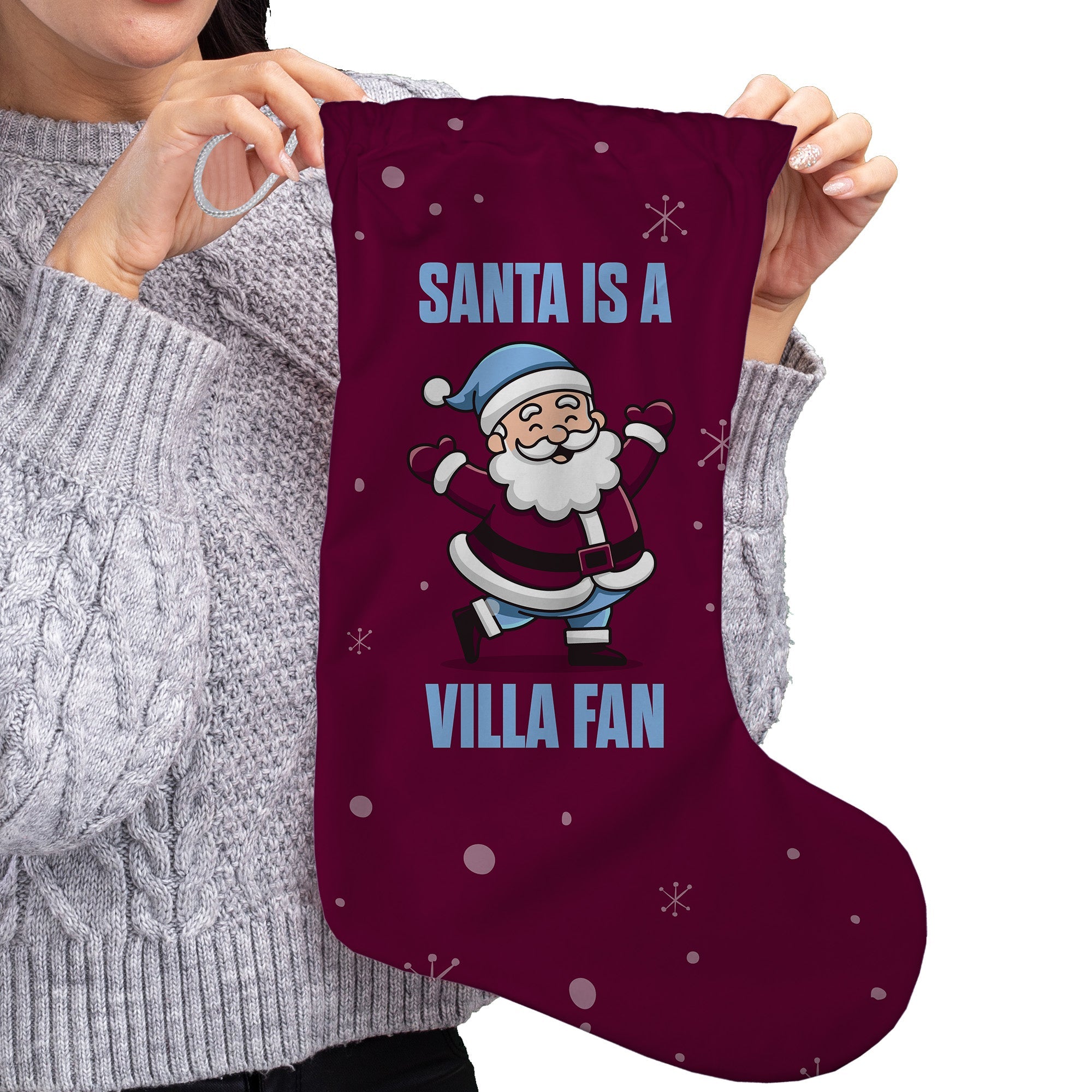 Santa is a Villa Fan - Christmas Stocking