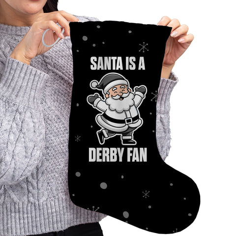 Santa is a Derby Fan - Christmas Stocking