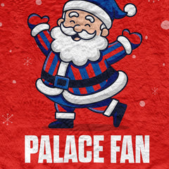 Santa is a Palace Fan - Luxury Fleece Blanket 150cm X 150cm