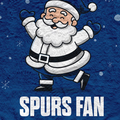 Santa is a Spurs Fan - Luxury Fleece Blanket 150cm X 150cm
