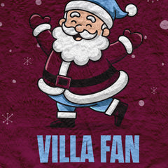 Santa is a Villa Fan - Luxury Fleece Blanket 150cm X 150cm
