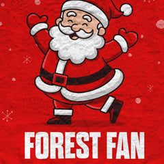 Santa is a Forest Fan - Luxury Fleece Blanket 150cm X 150cm