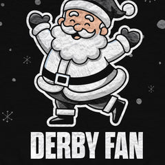 Santa is a Derby Fan - Luxury Fleece Blanket 150cm X 150cm