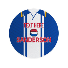 Wednesday 1995 Home Shirt - Personalised Drink Coaster - Square Or Circle