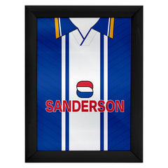Wednesday 1995 Home Retro Shirt - A4 Personalised Metal Sign Plaque - Frame Options Available