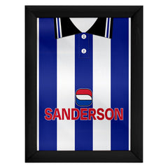Wednesday 1997 Home Retro Shirt - A4 Personalised Metal Sign Plaque - Frame Options Available