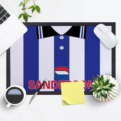 Wednesday 1997 Home Shirt - Personalised Retro Door Mat - 60cm x 40cm