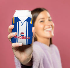 Wednesday 1995 Home Shirt - Personalised Drink Can Cooler