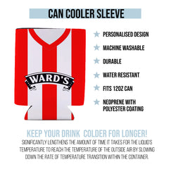 Sheffield 1996 Home Shirt - Personalised Drink Can Cooler