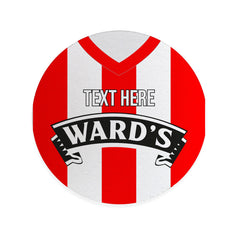 Sheffield 1990 Home Shirt - Personalised Drink Coaster - Square Or Circle