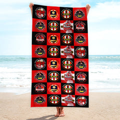 Sheffield - Football Legends - Microfibre Beach Towel - 150cm x 75cm