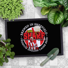Sheffield  Billy Sharp  - Football Legends - Door Mat -60cm X 40cm