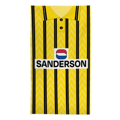Wednesday 1992 Away Shirt - Personalised Lightweight, Microfibre Retro Beach Towel - 150cm x 75cm