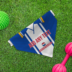 Wednesday 1995 Home Shirt - Personalised Pet Bandana - 4 Sizes