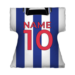 Sheffield Wednesday 1997 Home Shirt - Personalised Retro Shirt Cushion