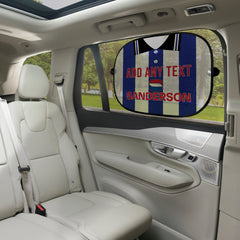 Wednesday 1997 Home Shirt - Personalised Retro Football Car Sun Shade - Set of 2