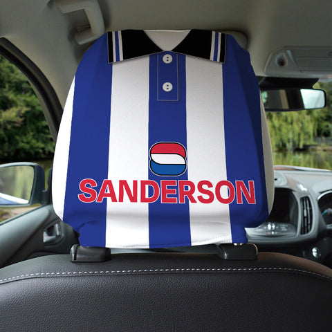 Wednesday 1997 Home Shirt - Retro Football Shirt - Pack of 2 - Car Seat Headrest Covers