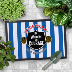 Wednesday Courage - Football Legends - Door Mat -60cm X 40cm