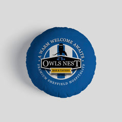 Wednesday Owls Nest - Football Legends - Circle Cushion 14inch
