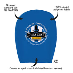 Wednesday Owls Nest - Football Legends - Headrest Cover