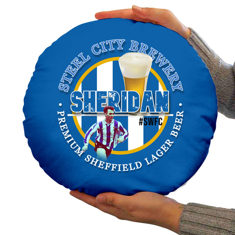 Wednesday Sheridan - Football Legends - Circle Cushion 14inch