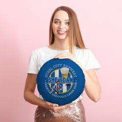 Wednesday Sheridan - Football Legends - Circle Cushion 14inch