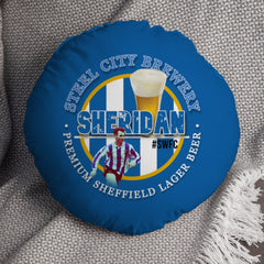 Wednesday Sheridan - Football Legends - Circle Cushion 14inch